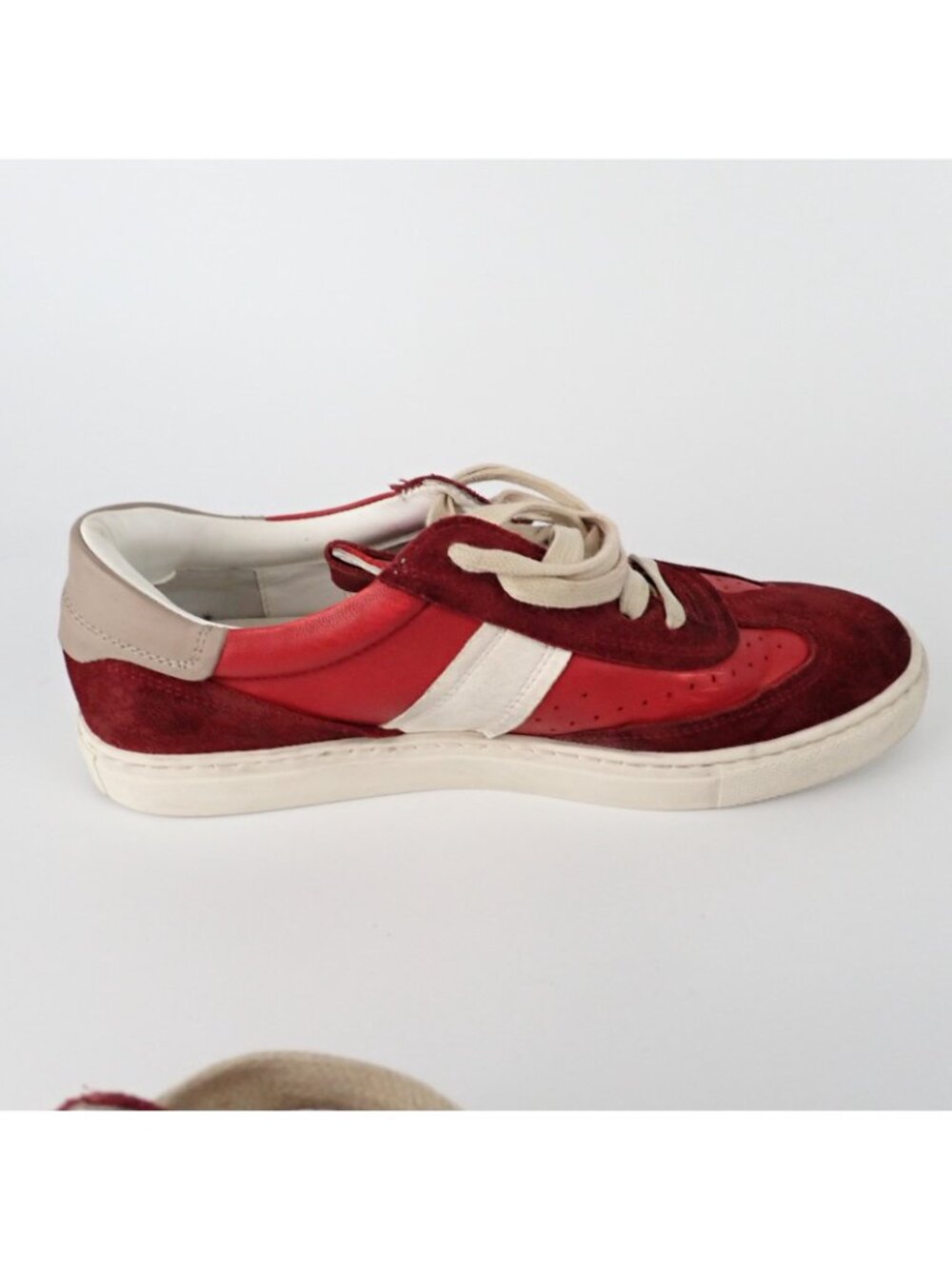GREATS Brooklyn “The Charlie” Red Suede Sneakers – Men’s 9 - Picture 5 of 8